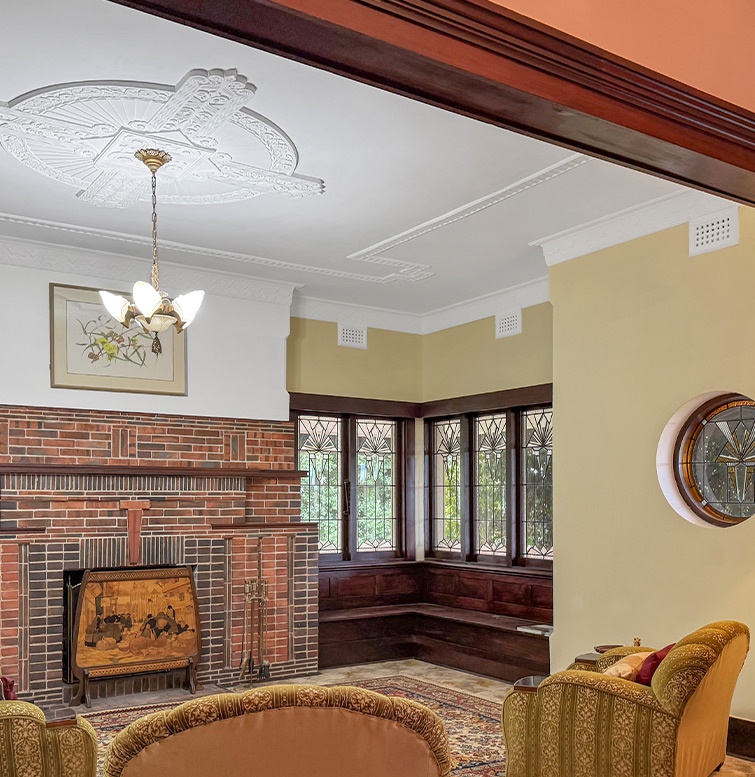 Period Ceiling Restoration in Mayanup plastering after