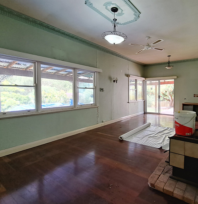 Karri-Home-Renovation in Maranup ceiling before