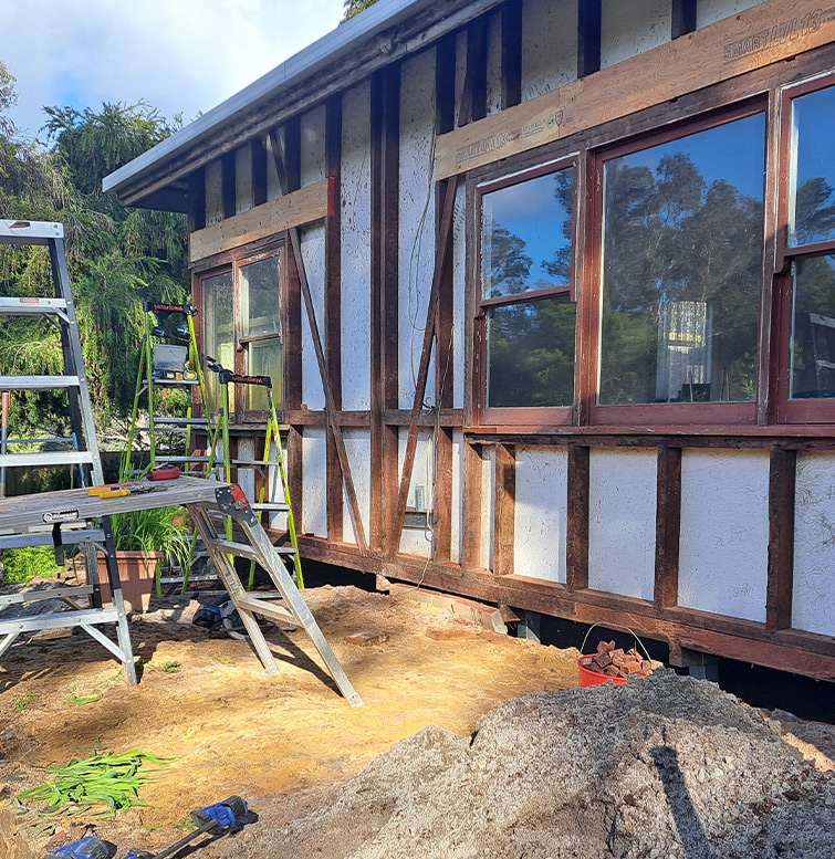 Windows and doors before
