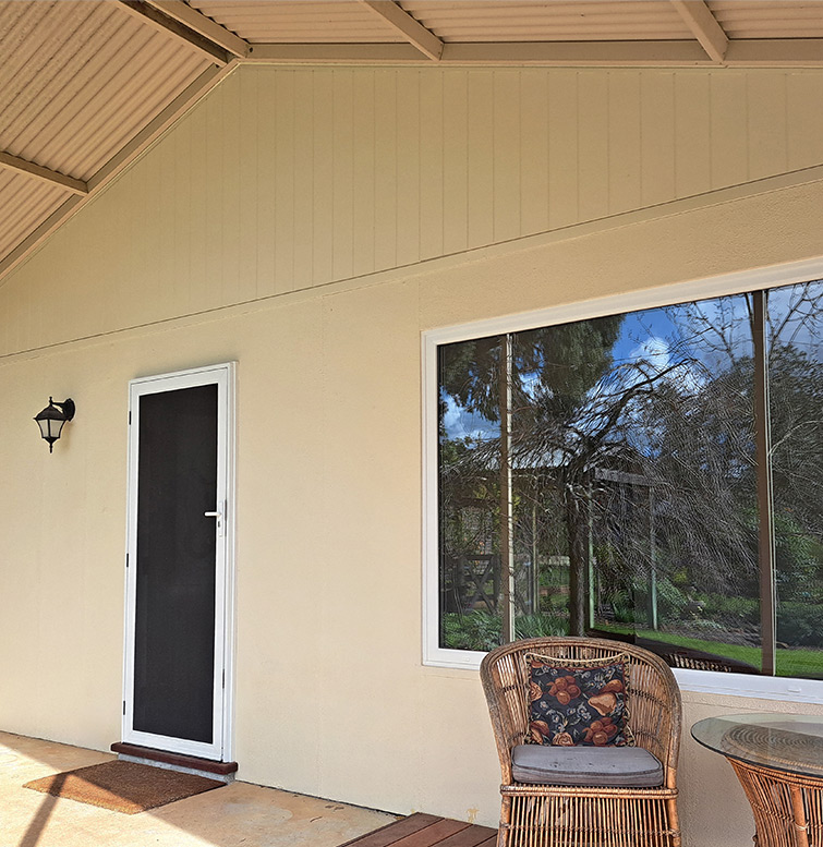 External cladding After