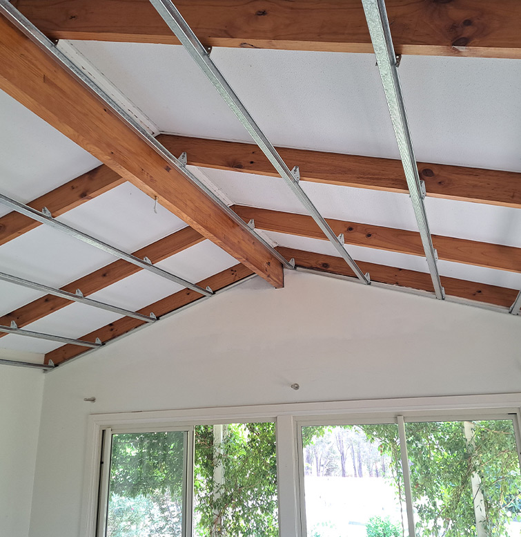 Ceiling before